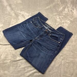 American‎ Eagle Outfitters Women's Tomboy Jeans Distressed Blue Size 6 Regular